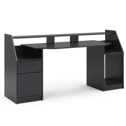 Computertisch Joel Schwarz 179.8 x 65.5 cm Vicco