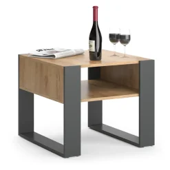 Couchtisch Anthrazit 59.2 x 50.6 cm Vicco