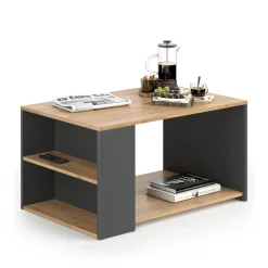 Couchtisch Dario Anthrazit 90 x 59 cm Vicco