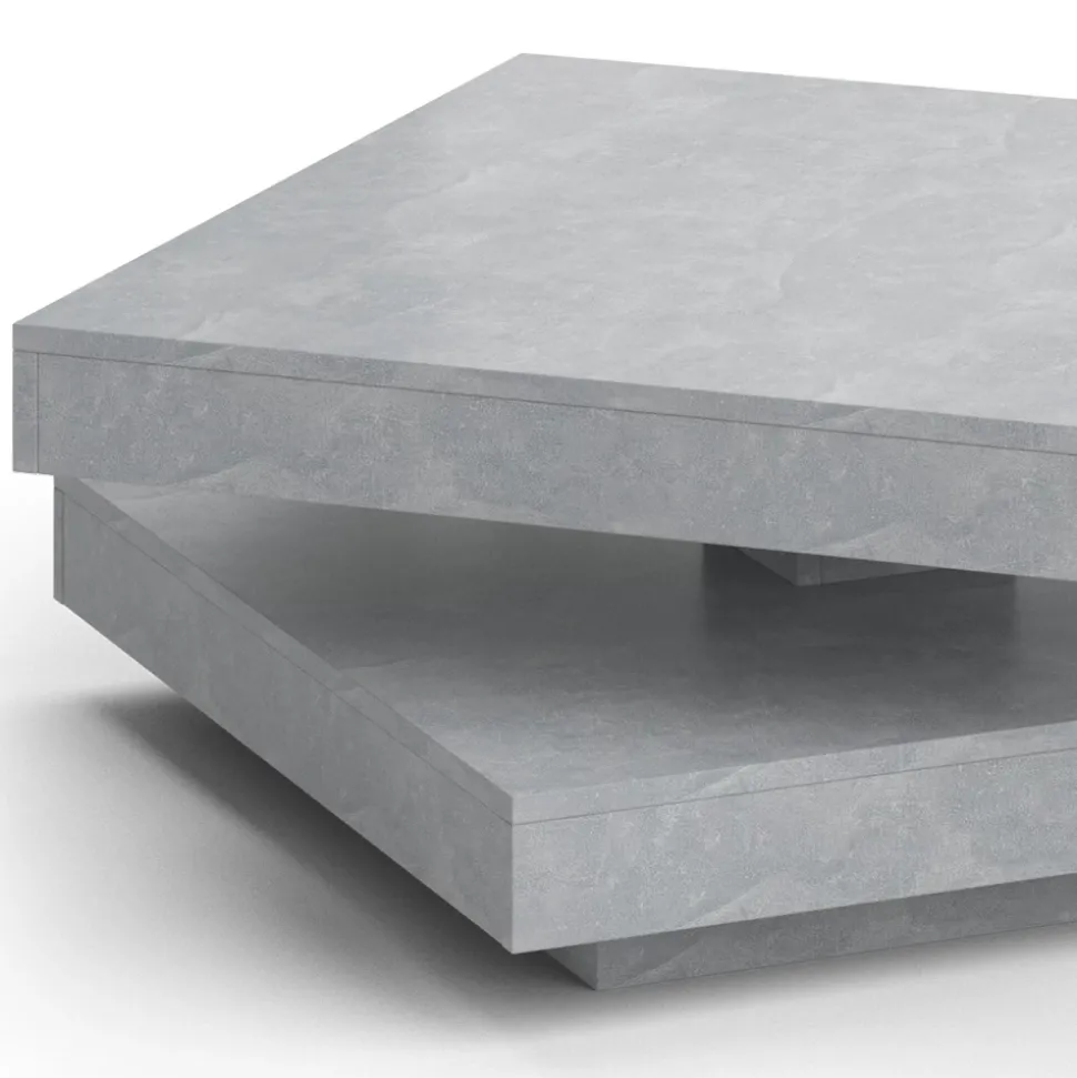 Couchtisch Elias Beton 70 x 70 cm Vicco