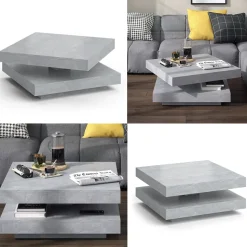 Couchtisch Elias Beton 70 x 70 cm Vicco