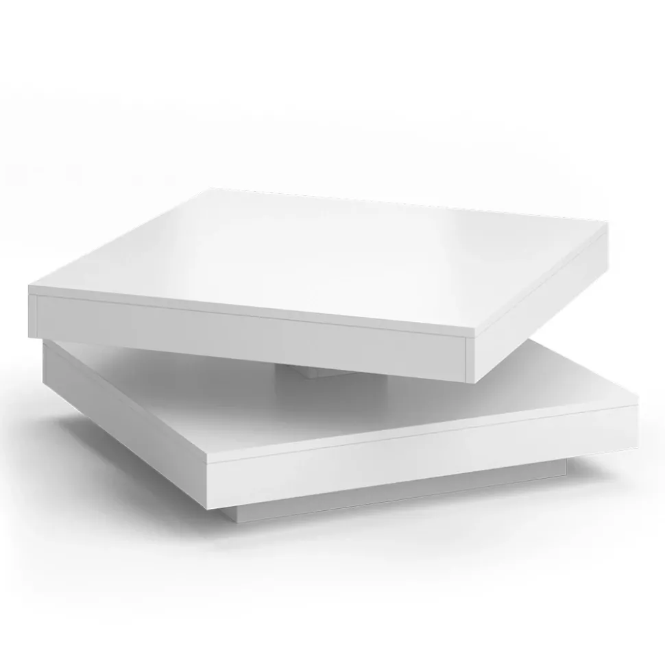 Couchtisch Elias Weiß 70 x 70 cm Vicco