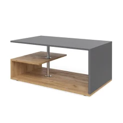 Couchtisch Guillermo Anthrazit/Sandeiche 91 x 52.6 cm Vicco