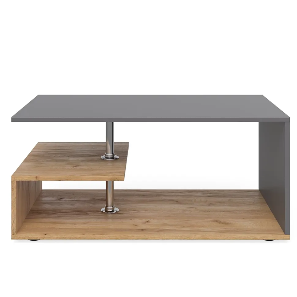 Couchtisch Guillermo Anthrazit/Sandeiche 91 x 52.6 cm Vicco