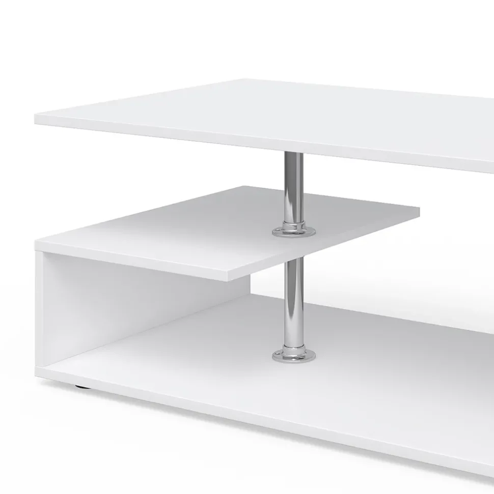 Couchtisch Guillermo Weiß 91 x 52.6 cm Vicco