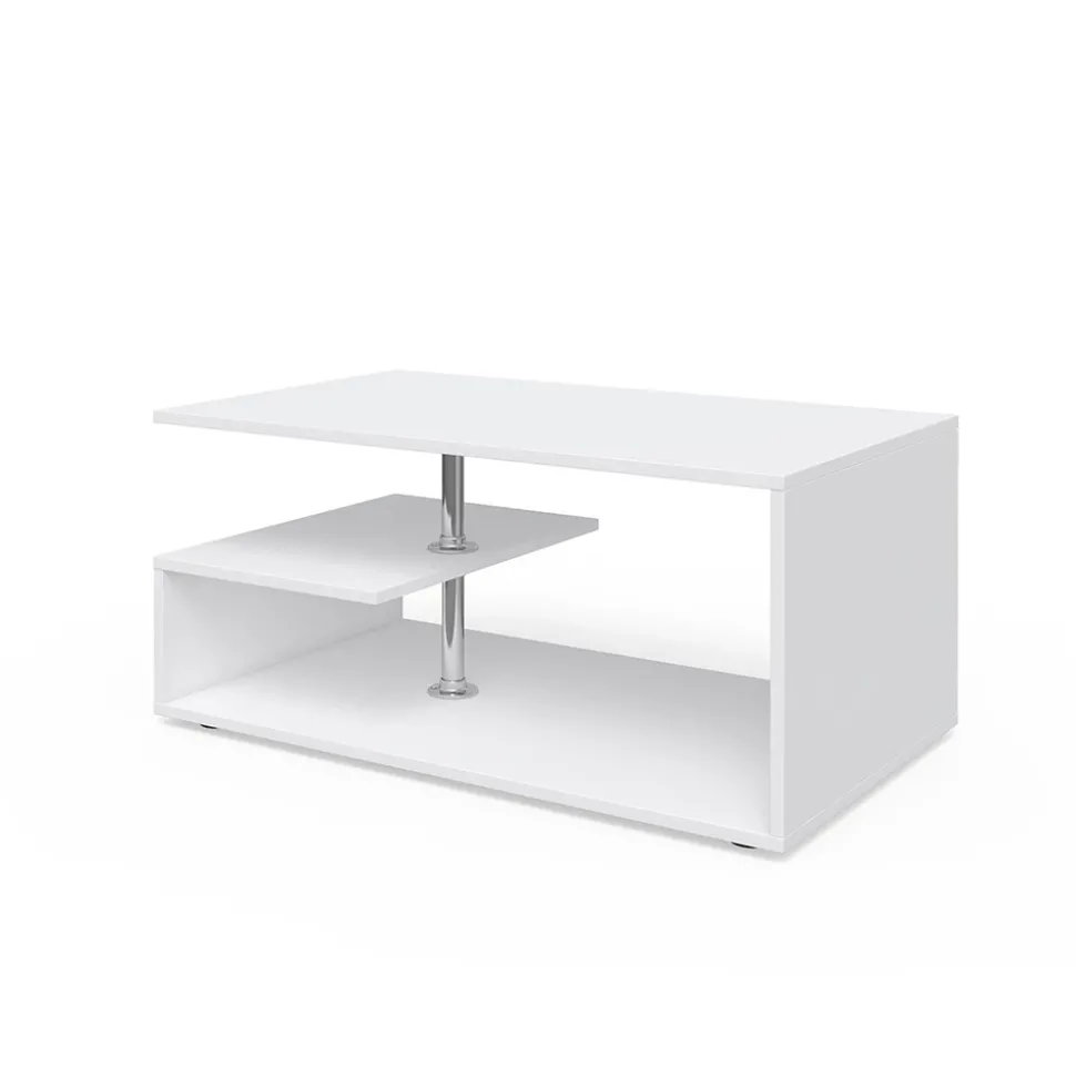 Couchtisch Guillermo Weiß 91 x 52.6 cm Vicco