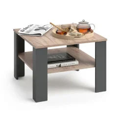 Couchtisch Homer Anthrazit 60 x 60 cm Vicco