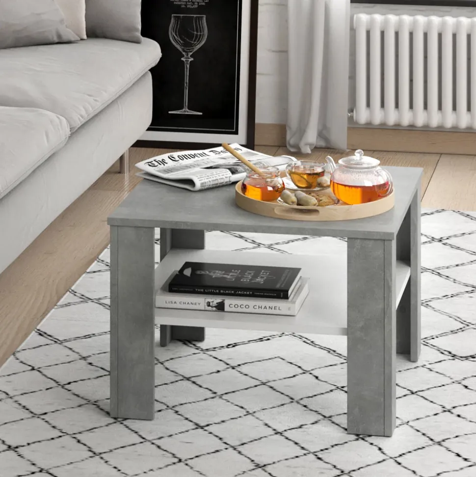 Couchtisch Homer Beton 60 x 60 cm Vicco