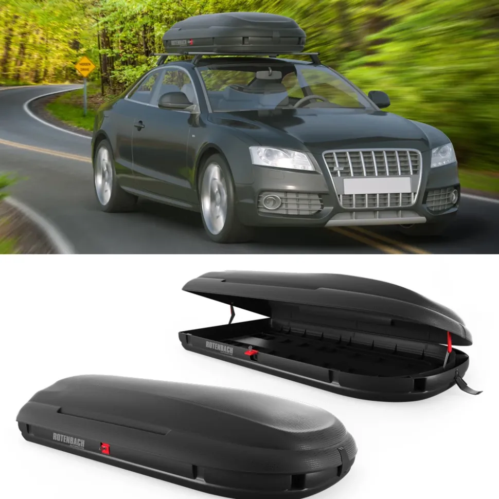 Dachbox Schwarz 400 Liter Rotenbach