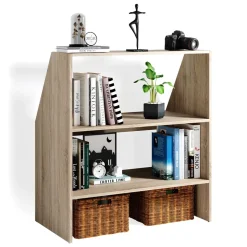 Dachschräge Regal Sonoma 90 x 100 cm Vicco