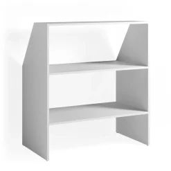 Dachschräge Regal Weiß 90 x 100 cm Vicco