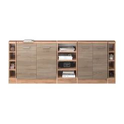 Dachschrägenschrank-Set Rion Sonoma/Goldkraft Eiche 5er Set Vicco