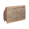 Dachschrägenschrank-Set Rion Sonoma/Goldkraft Eiche 2er Set Vicco