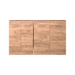 Dachschrägenschrank-Set Rion Goldkraft Eiche 2er Set Vicco