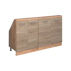 Dachschrägenschrank-Set Rion Sonoma/Goldkraft Eiche 2er Set Vicco