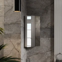 Eck-Badspiegelschrank Anka Weiß 32.8 x 60.2 cm Vicco