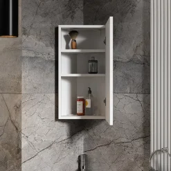 Eck-Badspiegelschrank Anka Weiß 32.8 x 60.2 cm Vicco