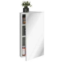 Eck-Badspiegelschrank Anka Weiß 32.8 x 60.2 cm Vicco