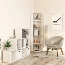 Eckregal Amina Weiß 45 x 180 cm Vicco