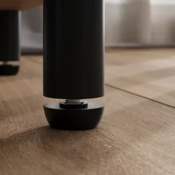 Eckregal Bivio Goldkraft Eiche/Anthrazit 30 x 133 cm 5 Ablageflächen Vicco