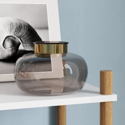 Eckregal Bivio Weiß/Kiefer 30 x 72 cm 3 Ablageflächen Vicco