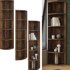 Eckregal Ecki Antikholz 40 x 180 cm Vicco