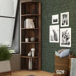 Eckregal Ecki Antikholz 40 x 180 cm Vicco