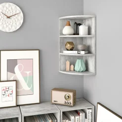 Eckregal Ecki Beton 30 x 60 cm Vicco