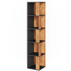 Eckregal Lio Goldkraft Eiche 33.3 x 162.2 cm Vicco