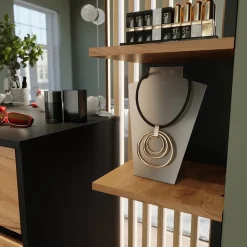 Eckregal Paolo Anthrazit 28 x 116.4 cm Vicco