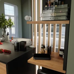 Eckregal Paolo Anthrazit 28 x 175.4 cm 2er Set Vicco