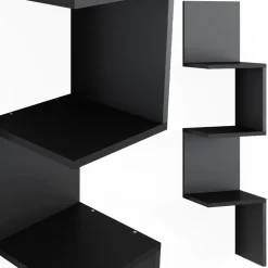 Eckregal Paolo Schwarz 28 x 116.4 cm Vicco