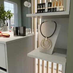 Eckregal Paolo Weiß 28 x 116.4 cm 2er Set Vicco