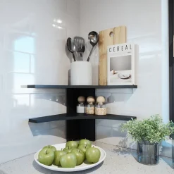 Eckregal Roman Anthrazit 43.5 x 37 cm Vicco