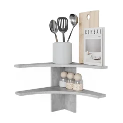 Eckregal Roman Beton 43.5 x 37 cm Vicco