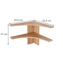 Eckregal Roman Sandeiche 43.5 x 37 cm Vicco