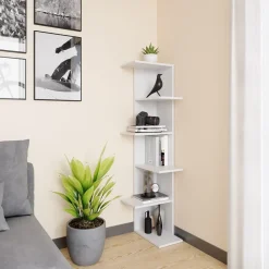 Eckregal Tera Weiß 37 x 140.1 cm Vicco