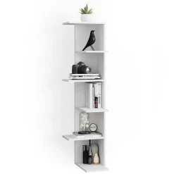 Eckregal Tera Weiß 37 x 140.1 cm Vicco