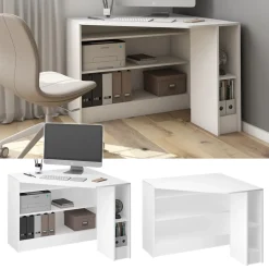 Eckschreibtisch Alvaro Weiß 94 x 94 cm Vicco