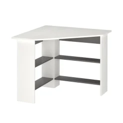 Eckschreibtisch Arion Weiß 90 x 90 cm Vicco