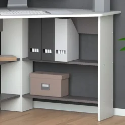 Eckschreibtisch Arion Weiß 90 x 90 cm Vicco