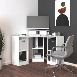 Eckschreibtisch Artur Weiß 94 x 94 cm Vicco