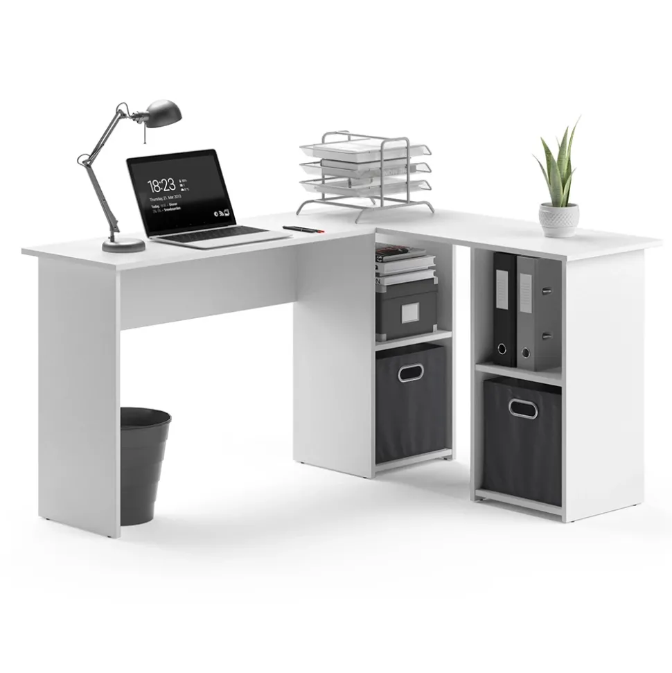 Eckschreibtisch Carlo Weiß 136 x 112 cm Vicco