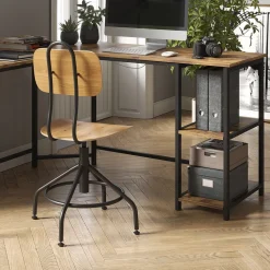 Eckschreibtisch Fyrk Antikholz 138 x 50 cm Vicco