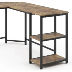 Eckschreibtisch Fyrk Antikholz 138 x 50 cm Vicco