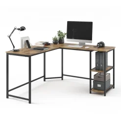 Eckschreibtisch Fyrk Antikholz 138 x 50 cm Vicco