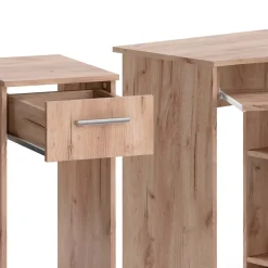 Eckschreibtisch Odin Sonoma 83 x 76 cm Set mit PC-Schrank Vicco