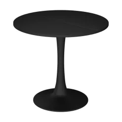 Esstisch Carl Schwarz 80 x 80 cm Vicco