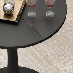 Esstisch Carl Schwarz 60 x 60 cm Vicco