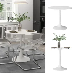 Esstisch Carl Weiß 80 x 80 cm Vicco